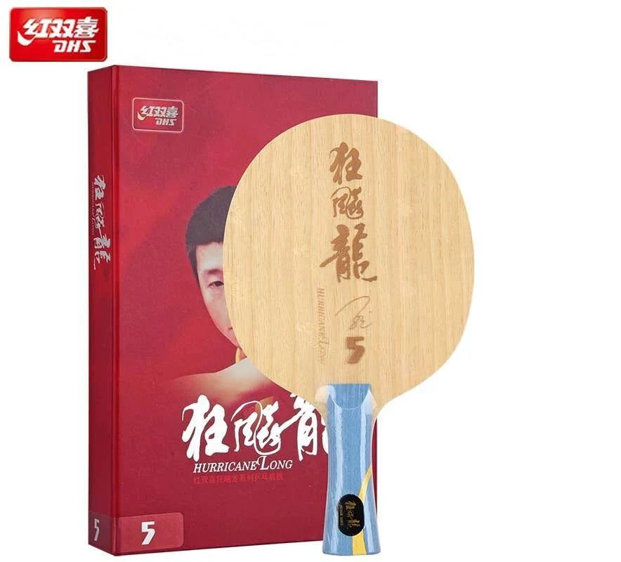 DHS Hurricane Long 5 – Ma Long Inner Carbon Table Tennis Blade - FL