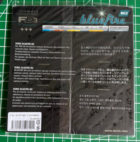 DONIC Bluefire M2 Table Tennis Rubber