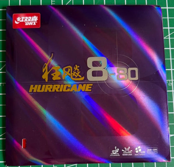 DHS Hurricane 8-80 Table Tennis Rubber