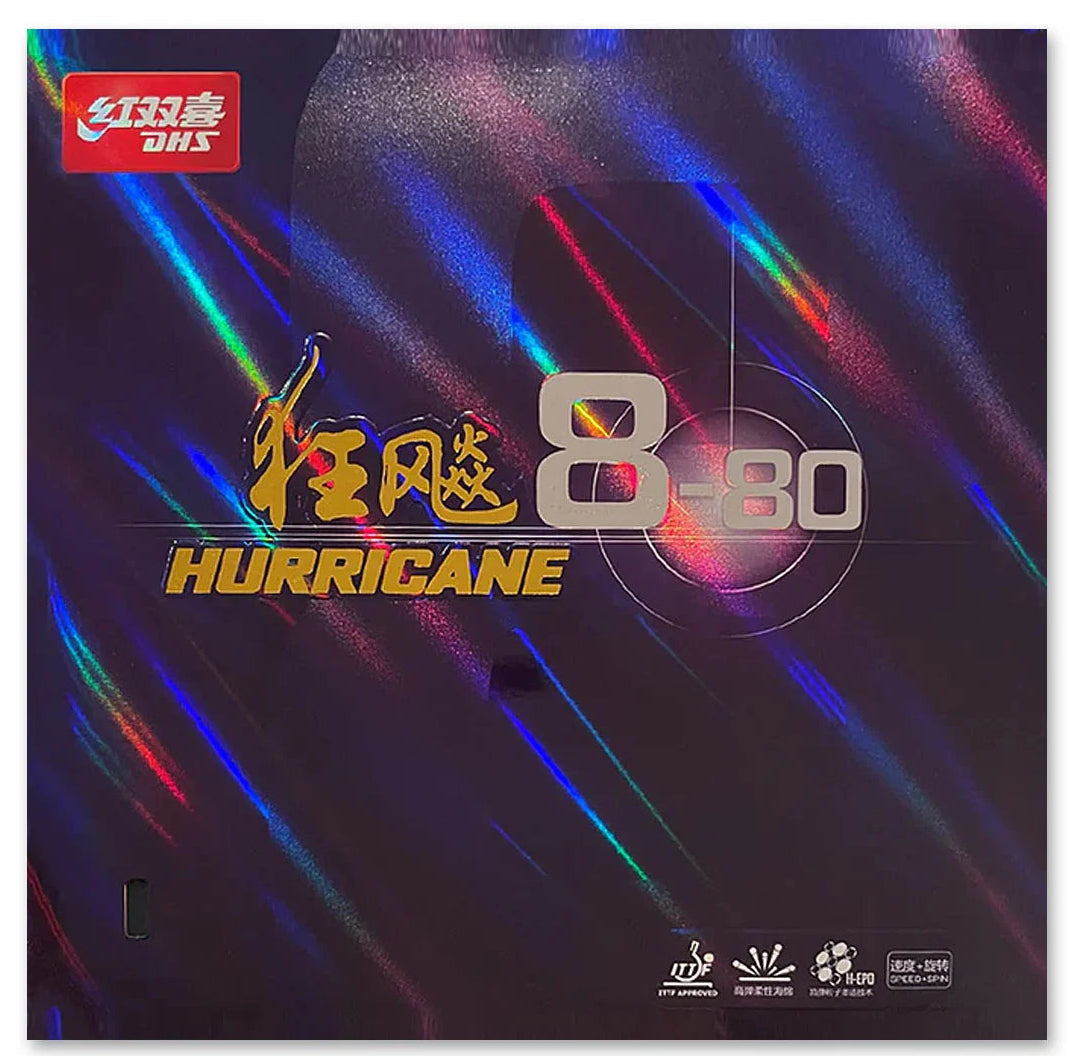 DHS Hurricane 8-80 Table Tennis Rubber