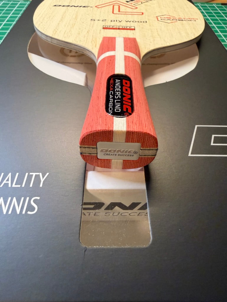 DONIC Anders Lind Hexa Carbon Table Tennis Blade - FL