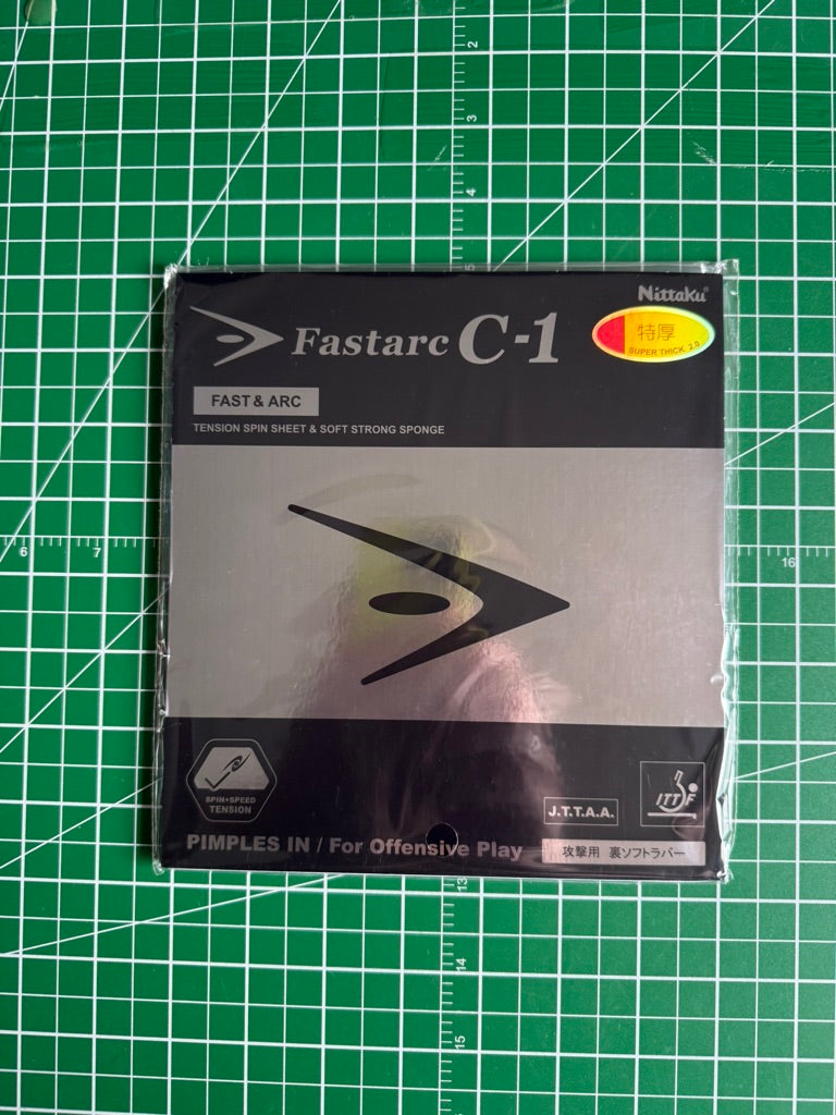 Nittaku Fastarc C-1 Table Tennis Rubber